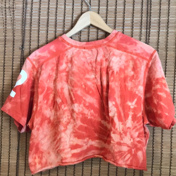 Abercrombie & Fitch Crop Tie-dye Tee Shirt - Picture 2 of 5
